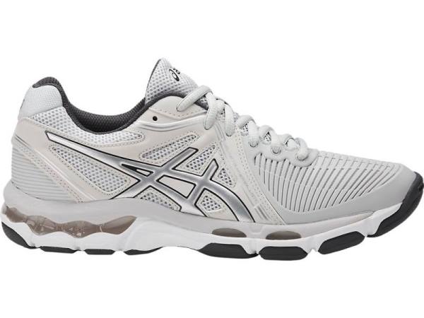 Asics Volleybalschoenen Dames, NETBURNER BALLISTIC Zilver/DonkerGrijs - Asics Uitverkoop | B6392704-VJ